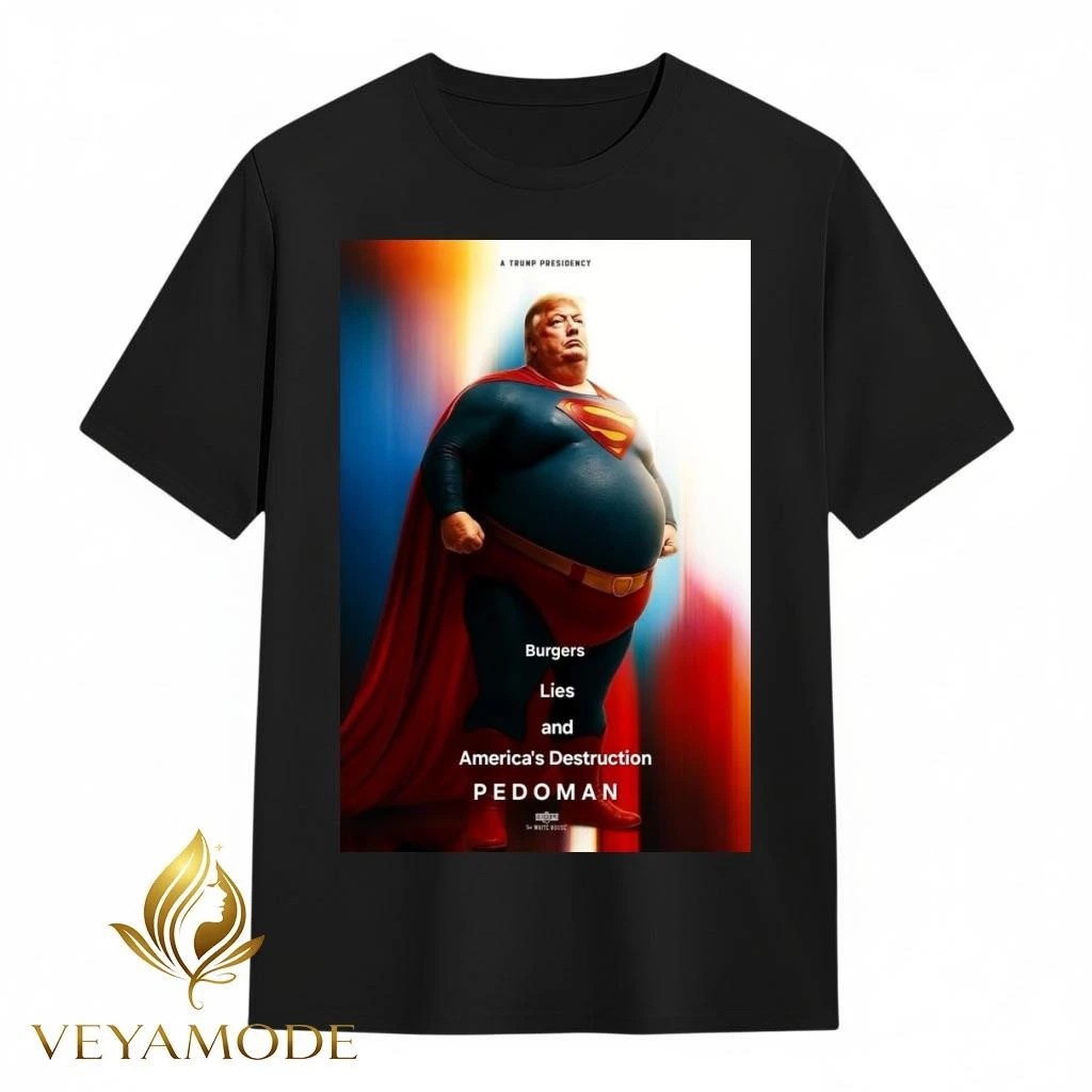 Trump superman pedoman tee
