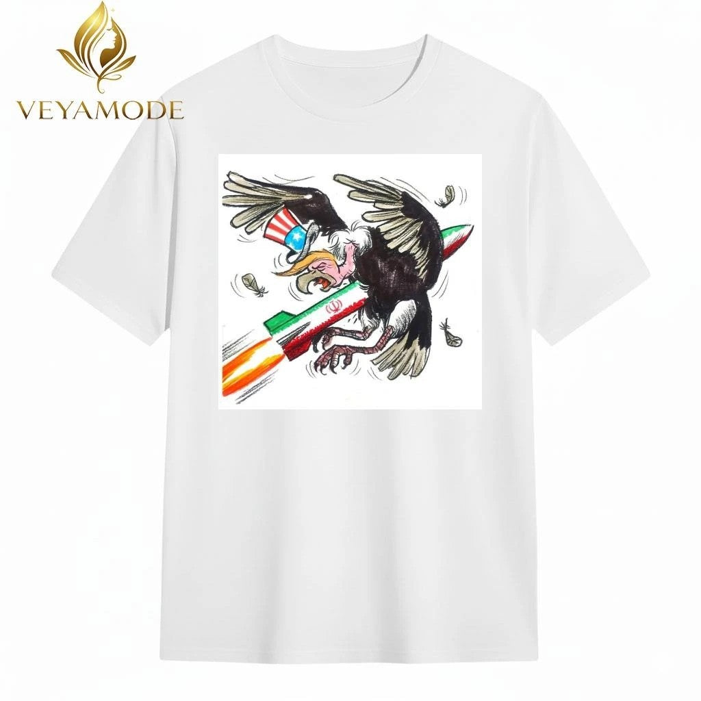 Trump’s eagle was hit by an Iranian missile tee