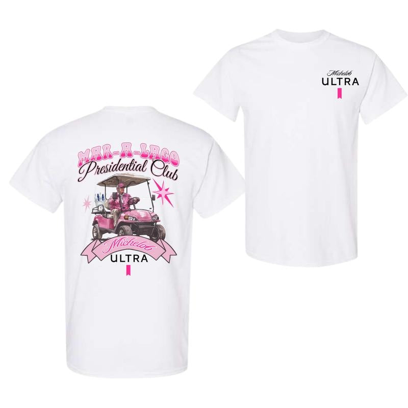 Trumqqq Club Michelob Ultra Beer Pink Shirt, Michelob Ultra Beer Shirt, For Men And Women Hoodie, Sweatshirt | DripVista.com