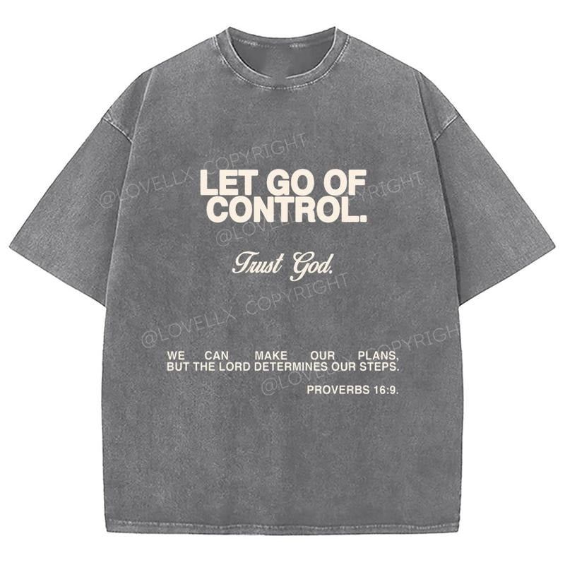 Trust God Unixes Washed T-Shirt, Christian t shirts, Christian Jesus  t shirts, Vintage 90s Graphic Tee Gift Cotton Top...