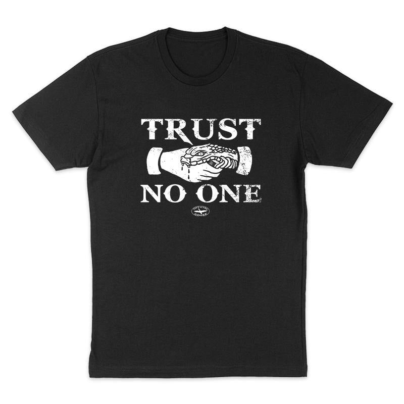 Trust No One Tee, Funny Shirt, Dark Humor Tee, Hoodie Sweatshirt | DripVista.com