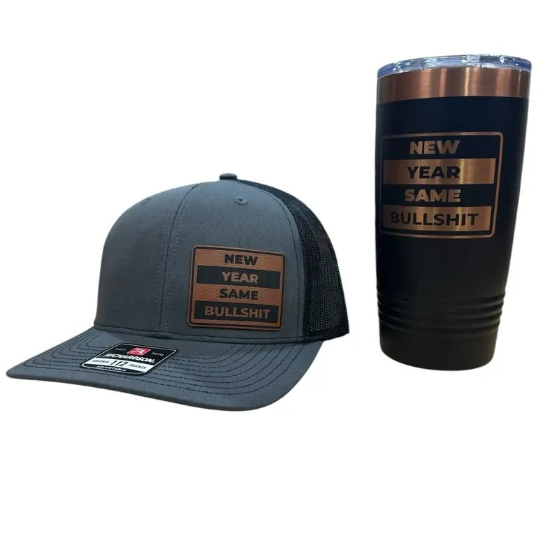New Year Same BS Hat / Tumbler Combo Pack! T-Shirts, Hoodie, Sweatshirt | DripVista.com