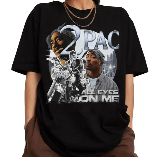 Tupac All Eyes On Me Graphic Tee, 2Pac 90s Shirt, 2Pac Shirts, Vintage 90s Bootleg Tupac Shirt, 90s Merch, Hip Hop 90s Shirt, Hip Hop Legends Shirt, Rapper Merch Shirt, 2pac Graphic Tee