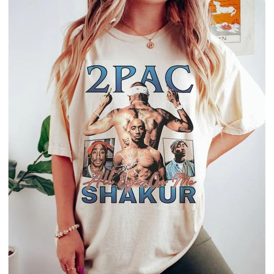 Tupac Rap Shirt, 2pac T Shirt, 90s Rap Legend Tee, Hip Hop Streetwear, Gift For Music Lovers, Unisex Short Sleeve Tee