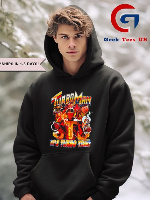 Turbo Man Its Turbo Time Lighting Christmas Bauble shirt