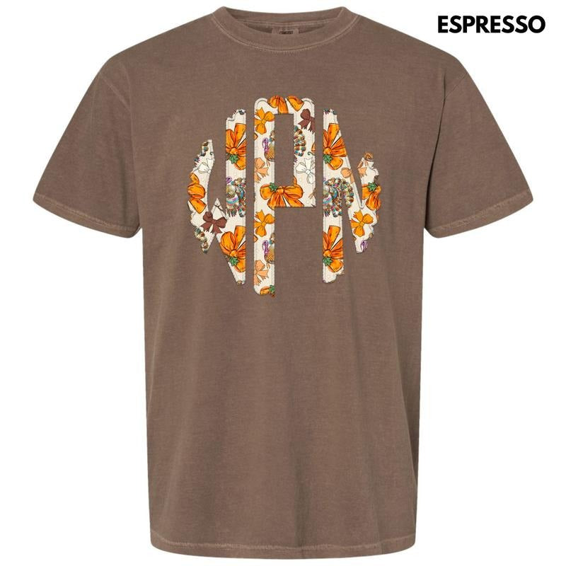 Turkey Disco Monogram Comfort Colors T-Shirt 'NLB' Hoodie, Sweatshirt | DripVista.com