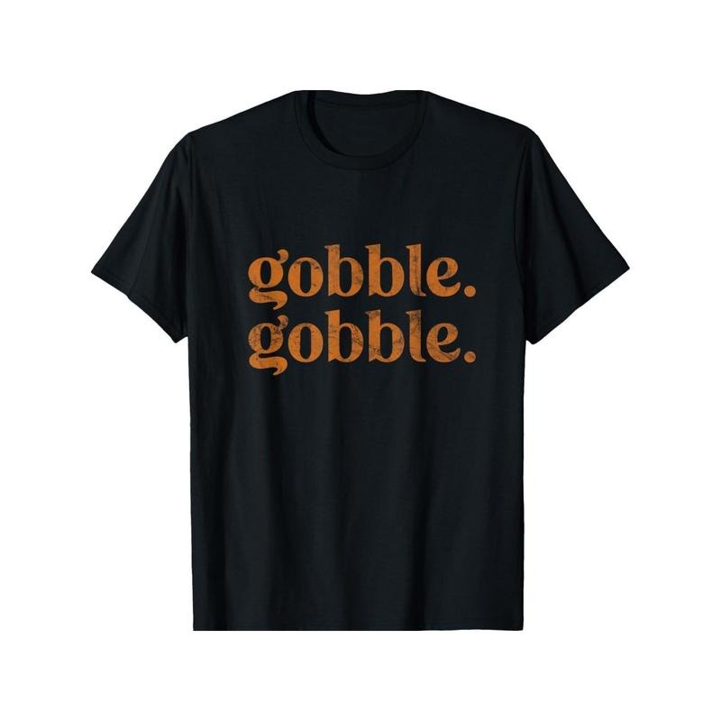 Turkey Trot Thanksgiving Day Gift Funny Gobble Gobble T-Shirt Made in USA Hoodie, Sweatshirt | DripVista.com