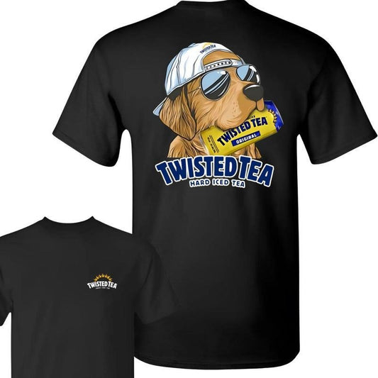 Twisted Tea Hunting Dog 2 Sided Shirt, Twisted Tea Shirt, Men's Cross Graphic Tee, 2025 Casual Summer Outfit, For Men, For Women