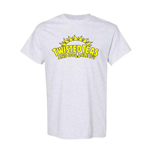 Twisted Teas and Double - Tshirt Black - Cotton - For Men - For Women - Multi Color, Free Shipping