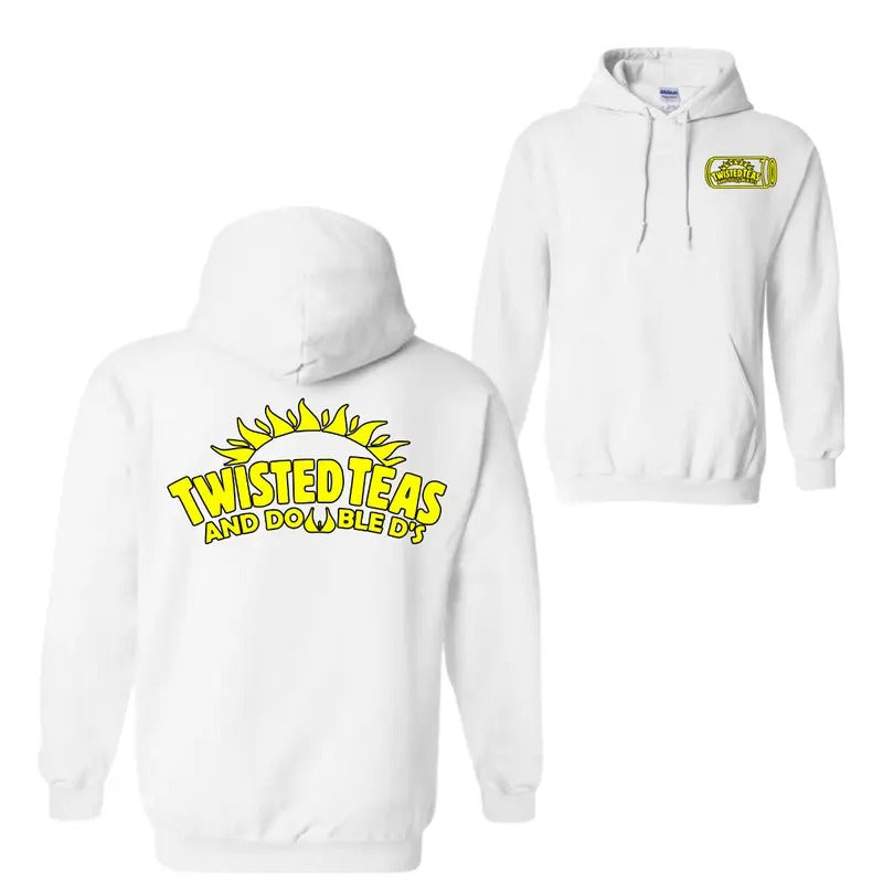 Twisted Teas and Double D's Hoodie Sweatshirt T-Shirt, Unisex Shirt, For Men, For Women, Trendy Shirt | DripVista.com
