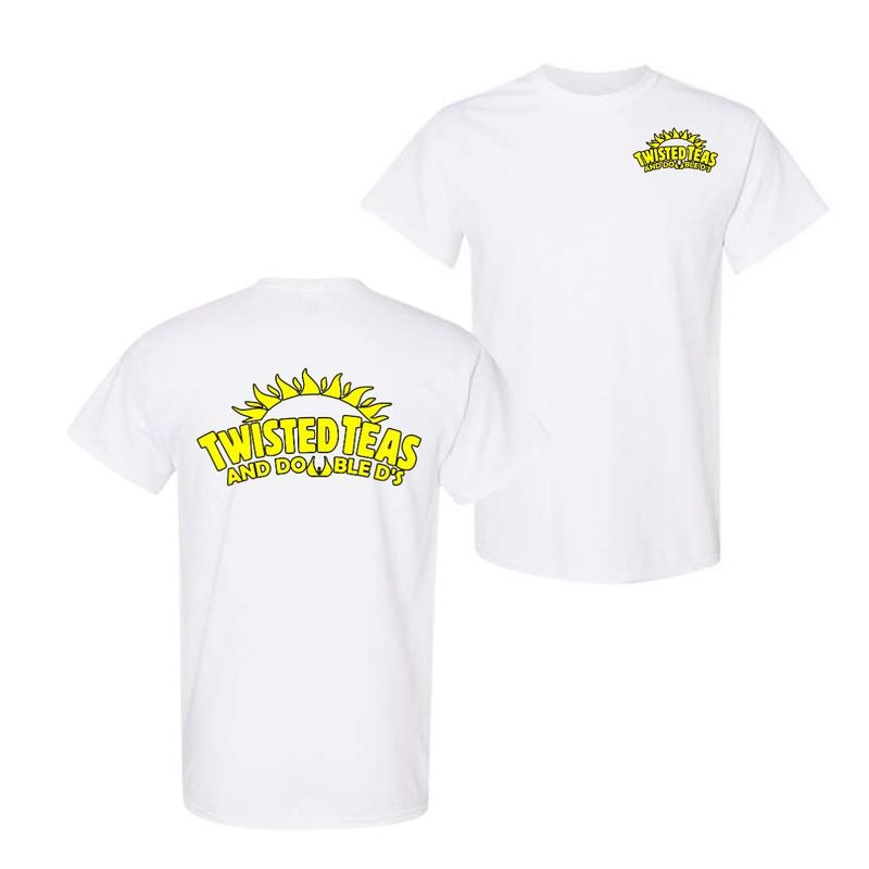 Twisted Teas and Double D's ver2 - 2 Sided - Unisex Black Short Sleeve Shirt Hoodie, Sweatshirt | DripVista.com