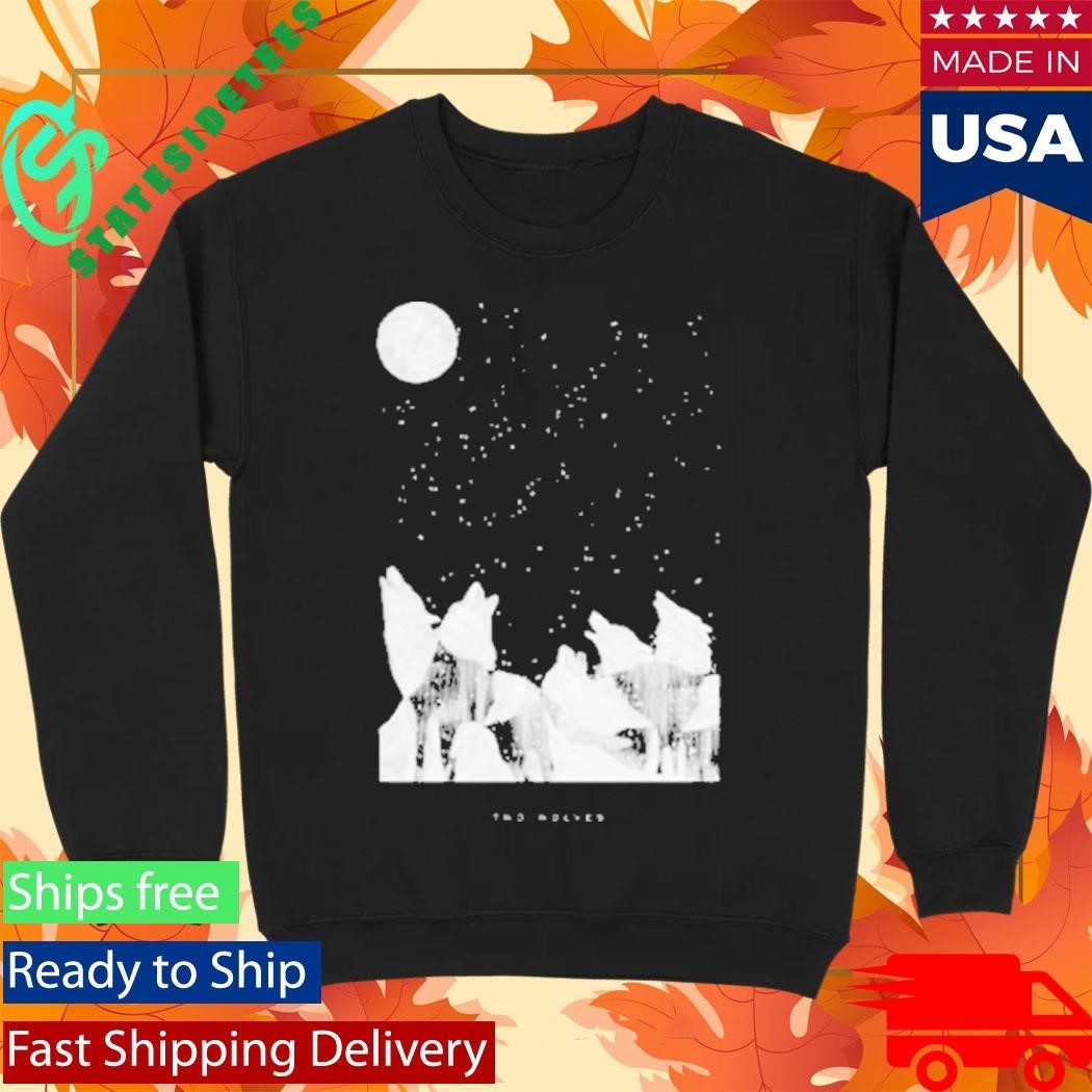 Two Wolves Wine Group Song Logo Shirt
