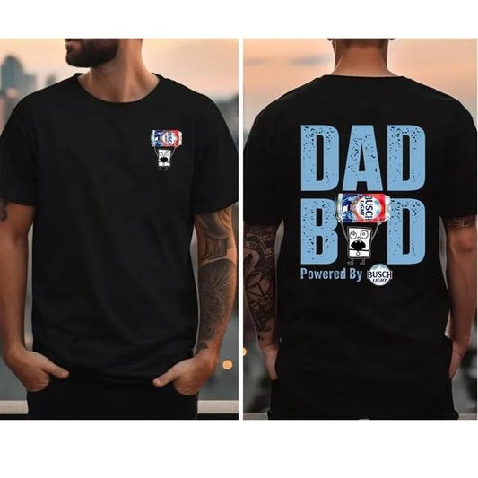 Two-sided Dad Bob Powered By Coors Light T-shirt, Father's Day Gifts, Doodlebob Papa Tee, Funny Summer Graphic Tee, Trendy Outdoors Beer Lover Sweatshirt, Unisex Hoodie