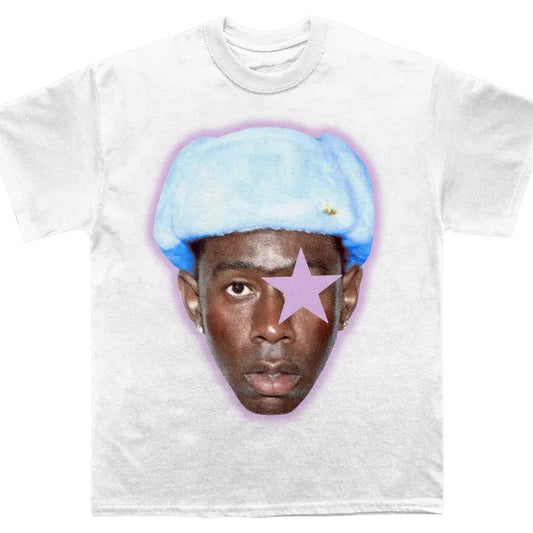 Tyler Call Me If You Get Lost Face T-shirt, Casual, Classic Fashion Cotton Underwear Shirt Womenswear And Menswear T-Shirt, Graphic Tee
