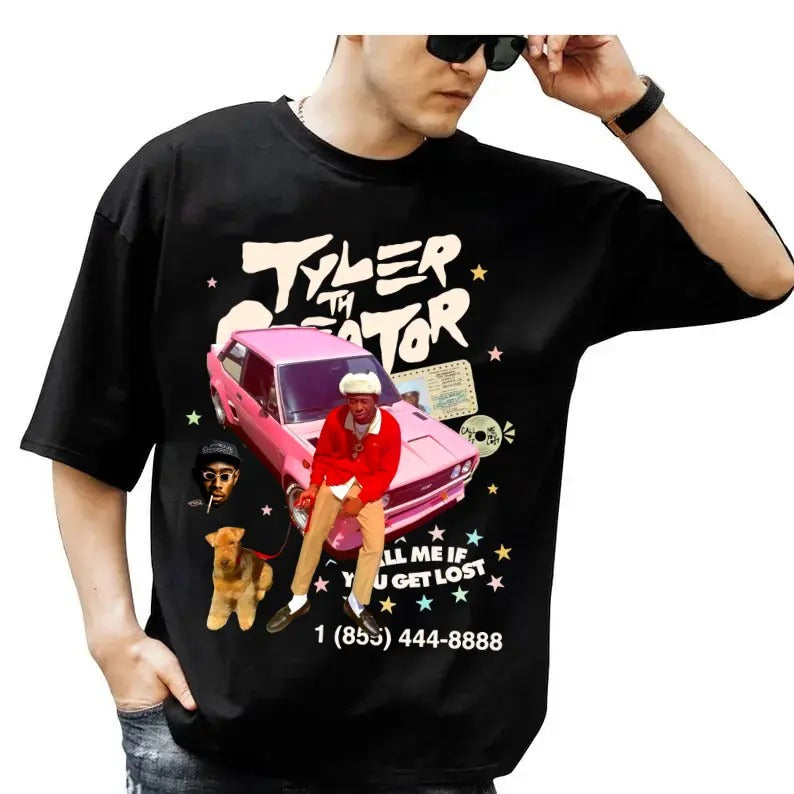 Tyler The Creator Album Tshirt, 90s Creator Graphic Hip Hop Tee, Rapper Unisex Shirt, Unisex Short Sleeve Tee Hoodie,...