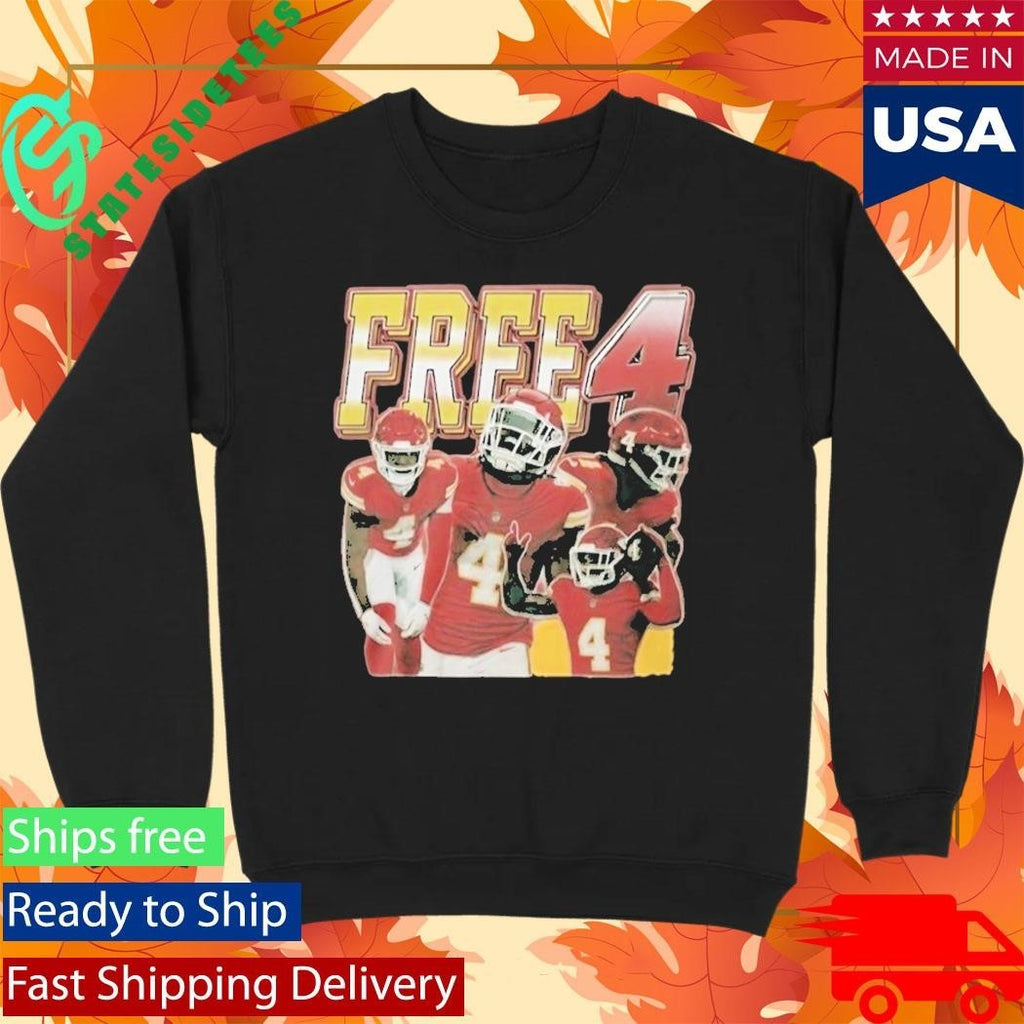 Tyquan Thornton And Rashee Rice Free Number 4 Shirt