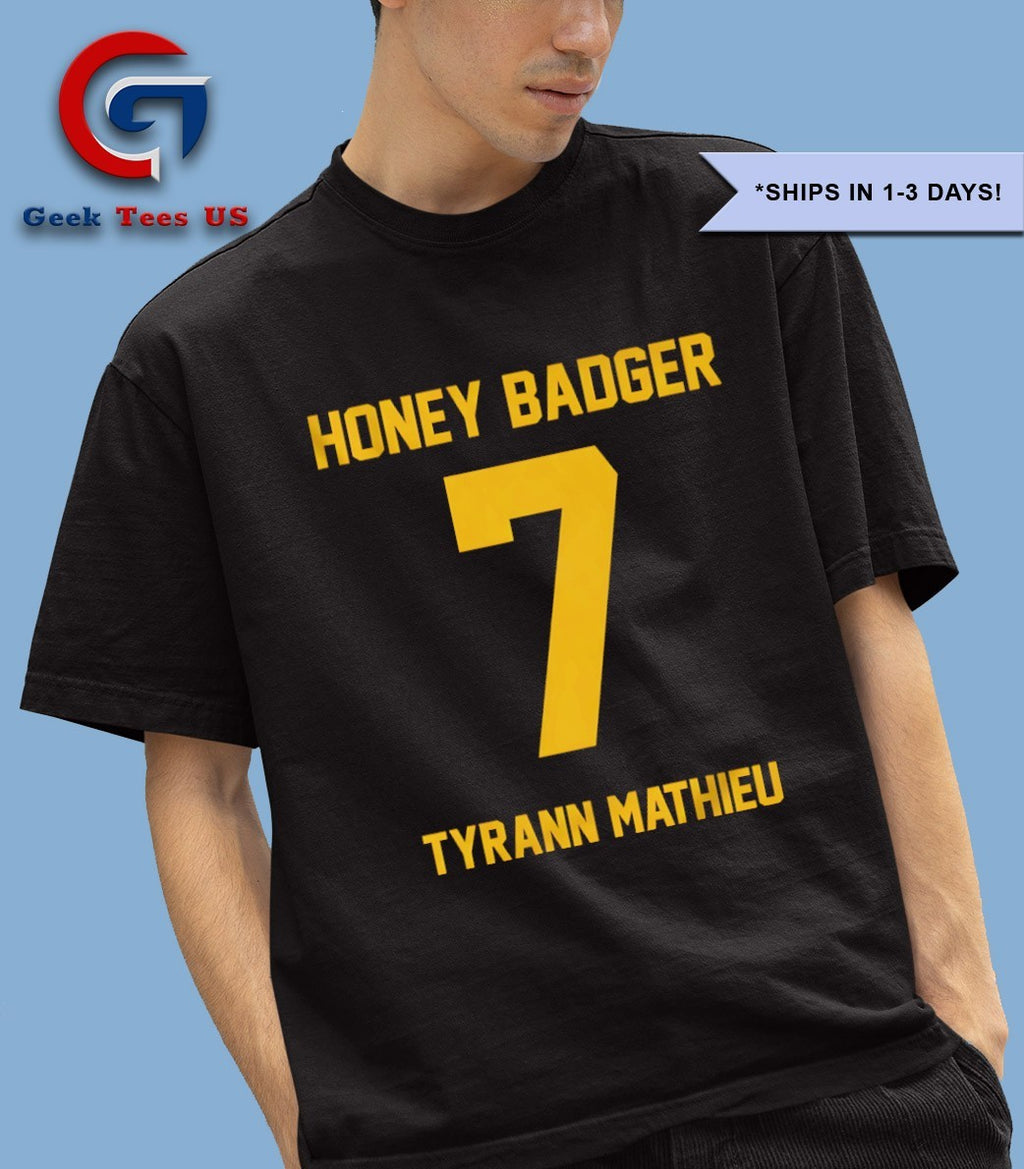 Tyrann Mathieu Honey Badger 7 LSU Football shirt