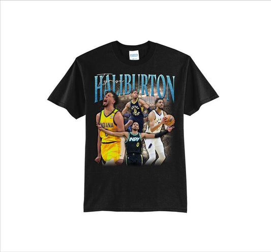 Tyrese Haliburton Vintage Rapper T-Shirt, 100% Cotton Unisex Shirt, Gift For Fan