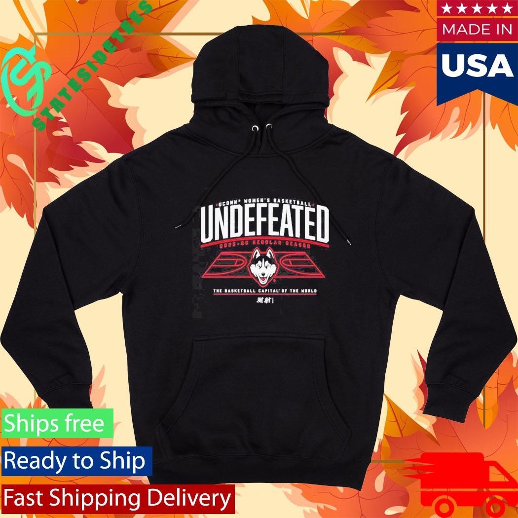 UConn Huskies WBB Undefeated 2025-26 Regular Season Shirt