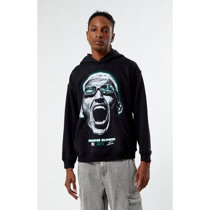 UFC Men's Charles Oliveira Fight Vision Hoodie T-Shirts, Sweatshirt | DripVista.com