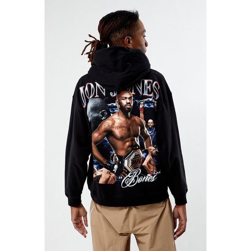 UFC Men's Jon Bones Jones Script Hoodie T-Shirts, Sweatshirt | DripVista.com