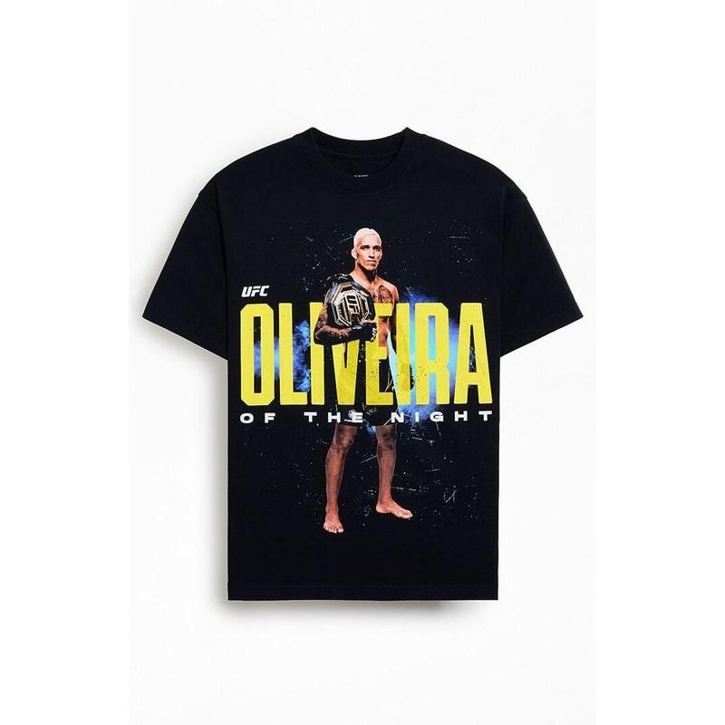 UFC Men's Oliveira Of The Night T-Shirt - Multicolor Hoodie, Sweatshirt | DripVista.com