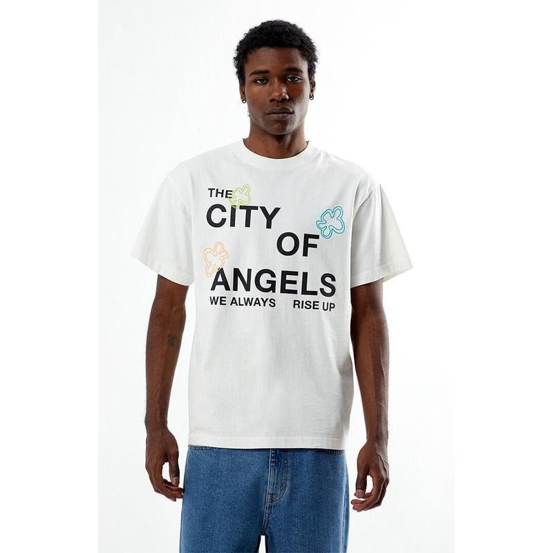 UPRISERS Men's LA Wildfire Relief T-Shirt - Multicolor Hoodie, Sweatshirt | DripVista.com