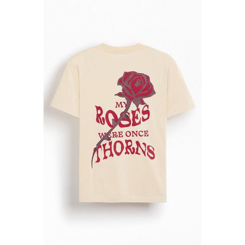 UPRISERS Men's Roses Were Once Thorns T-Shirt - Multicolor Hoodie, Sweatshirt | DripVista.com