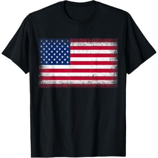 US Flag 4th of July USA Flag American Flag T-Shirt Made in USA Hoodie, Sweatshirt | DripVista.com
