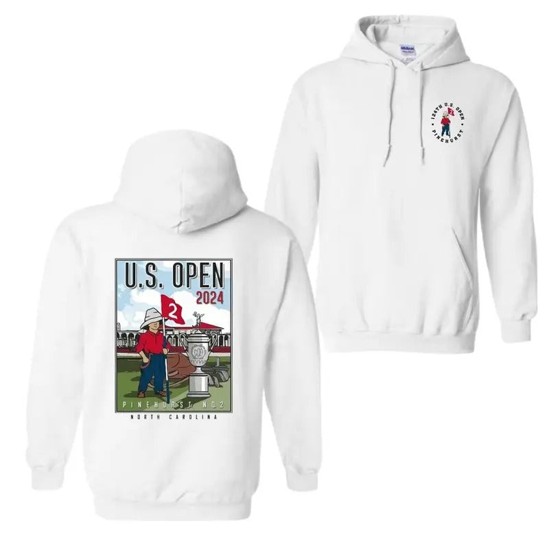 US Open Golf Championship Pinehurst Both Sided T Shirt Unisex Cotton Shirts Trending Shirt, Premium Shirt Oversized...