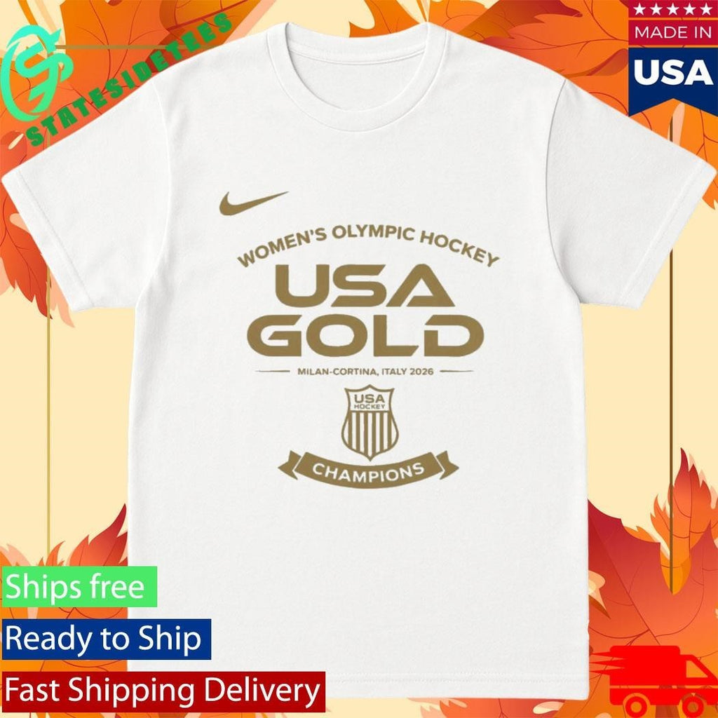 USA 2026 Women’s Olympic Hockey Champions Shirt