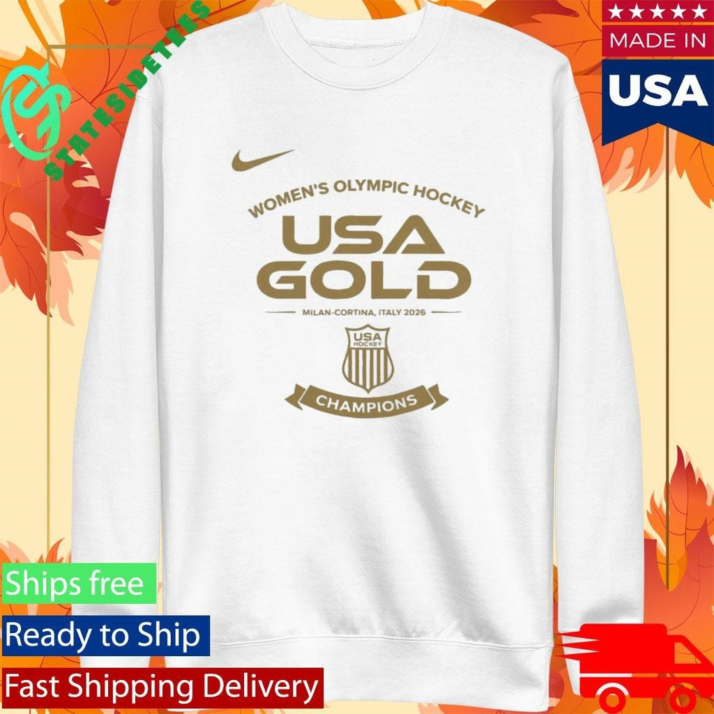 USA 2026 Women’s Olympic Hockey Champions Shirt