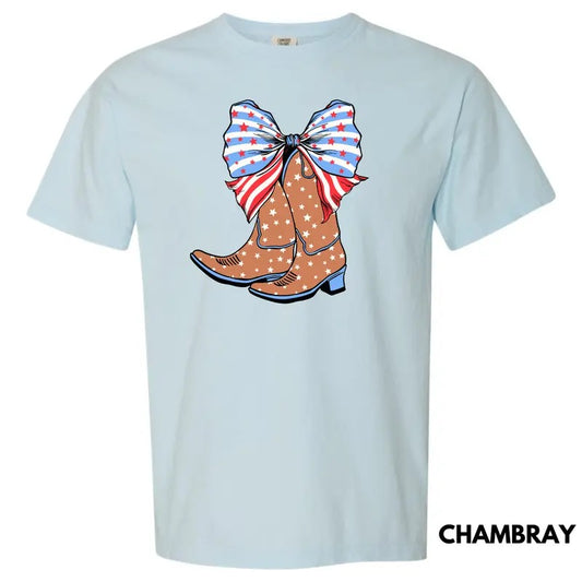 USA Boots Coquette Comfort Colors T-Shirt 'NLB'