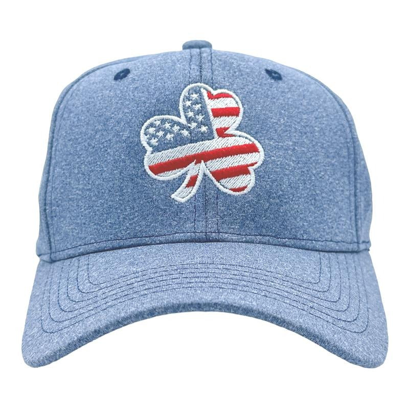 USA Clover Novelty Hat Funny St Patricks Day Baseball Caps Funny Hats Saint Patrick's Day  Novelty Caps for Men Blue - USA Standard