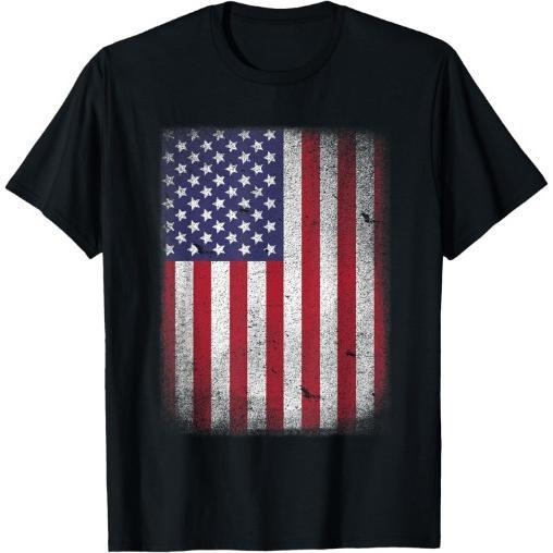 USA Flag 4th July American Red White Blue Star Stripes 4 Day T-Shirt Made in USA Hoodie, Sweatshirt | DripVista.com