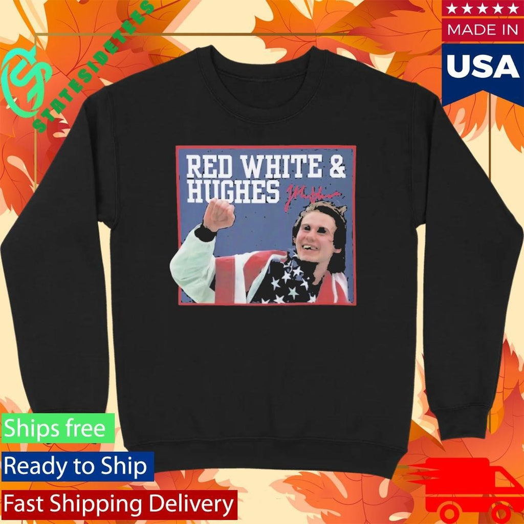 USA Hockey Red White And Hughes Shirt