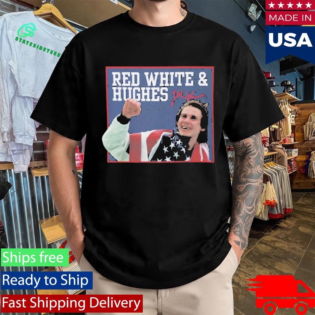 USA Hockey Red White And Hughes Shirt