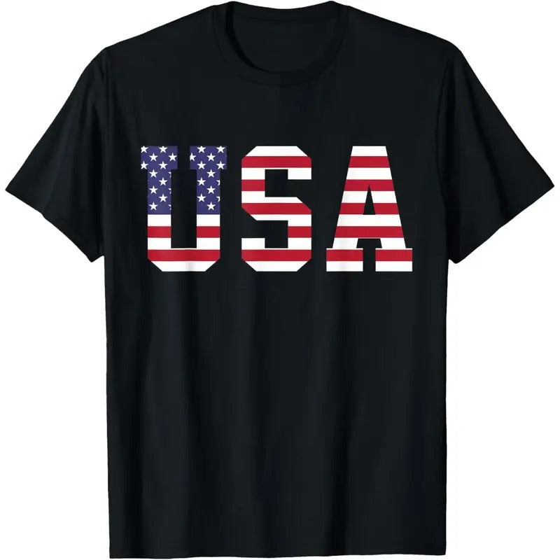 USA National American Flag 4th Of July T-Shirt made in usa Hoodie, Sweatshirt | DripVista.com