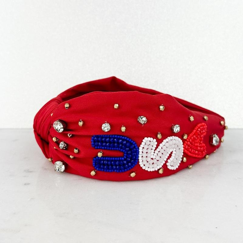 USA Party Knotted Headband T-Shirts, Hoodie, Sweatshirt | DripVista.com