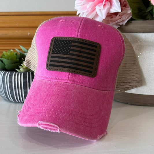 USA Patch Hat, Unisex, Adams' Cool Mesh Lining, High Quality Embroidery
