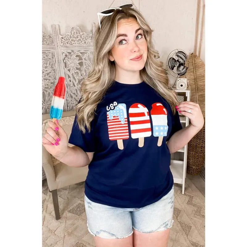 USA Popsicle Americana T-Shirt Hoodie, Sweatshirt | DripVista.com