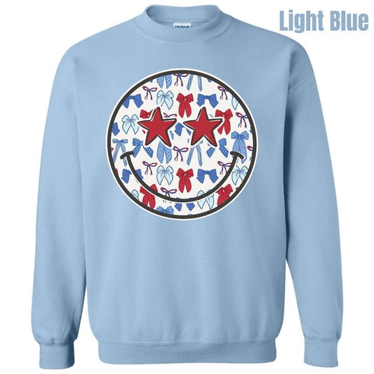 USA Ribbon Happy Face Sweatshirt 'NLB'