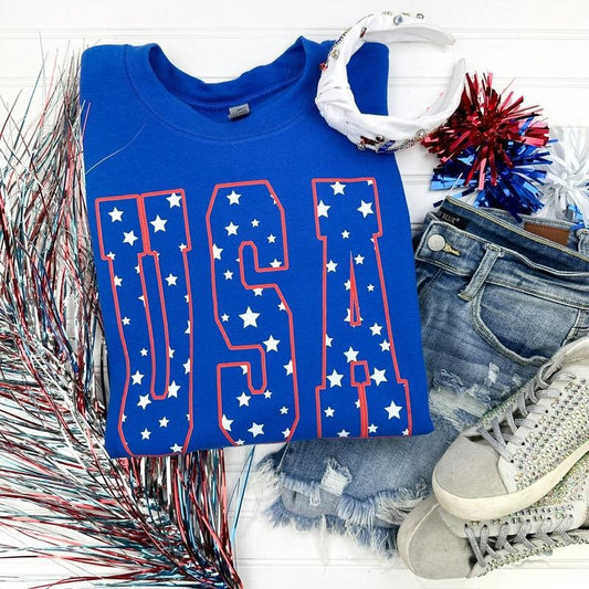 USA Stars Sweatshirt