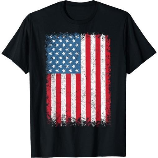 USA T-shirt Men Patriotic American Flag July 4th T-Shirt Made in USA Hoodie, Sweatshirt | DripVista.com