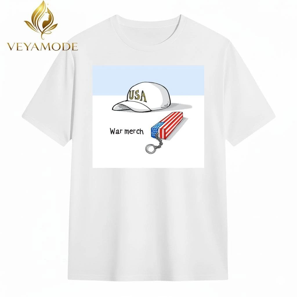 USA hat War merch Trump American soldier’s coffin tee