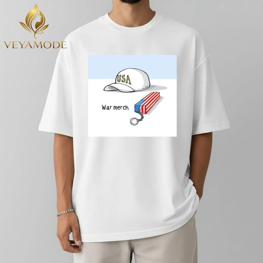 USA hat War merch Trump American soldier’s coffin tee