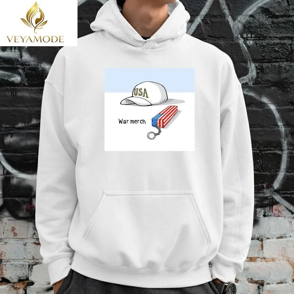 USA hat War merch Trump American soldier’s coffin tee
