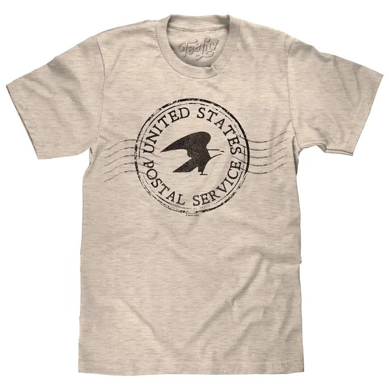 USPS Postmark T-Shirt - Oatmeal