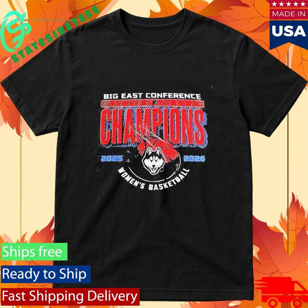 Uconn Huskies 2025-26 Big East Conference Regular Season Champions Classic Shirt
