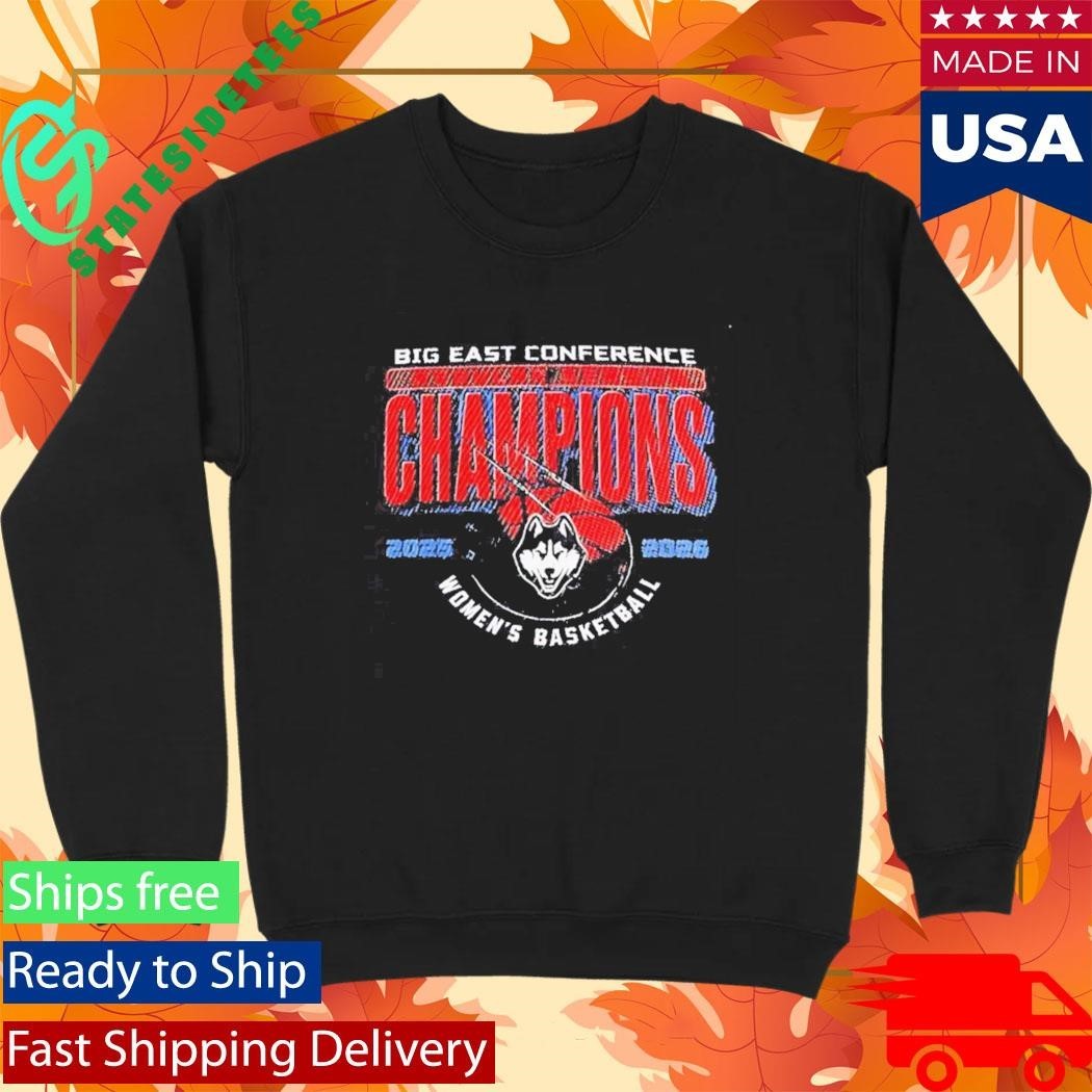 Uconn Huskies 2025-26 Big East Conference Regular Season Champions Classic Shirt